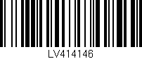 Código de barras (EAN, GTIN, SKU, ISBN): 'LV414146'