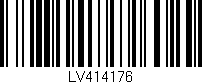 Código de barras (EAN, GTIN, SKU, ISBN): 'LV414176'