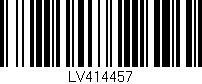 Código de barras (EAN, GTIN, SKU, ISBN): 'LV414457'