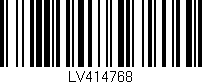 Código de barras (EAN, GTIN, SKU, ISBN): 'LV414768'