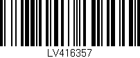 Código de barras (EAN, GTIN, SKU, ISBN): 'LV416357'