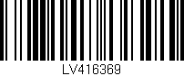 Código de barras (EAN, GTIN, SKU, ISBN): 'LV416369'