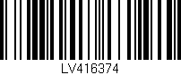 Código de barras (EAN, GTIN, SKU, ISBN): 'LV416374'