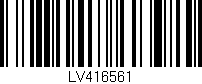 Código de barras (EAN, GTIN, SKU, ISBN): 'LV416561'