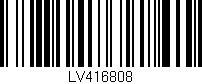 Código de barras (EAN, GTIN, SKU, ISBN): 'LV416808'