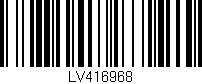 Código de barras (EAN, GTIN, SKU, ISBN): 'LV416968'