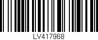 Código de barras (EAN, GTIN, SKU, ISBN): 'LV417968'