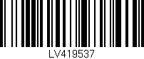Código de barras (EAN, GTIN, SKU, ISBN): 'LV419537'
