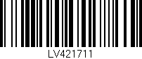 Código de barras (EAN, GTIN, SKU, ISBN): 'LV421711'