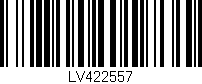 Código de barras (EAN, GTIN, SKU, ISBN): 'LV422557'