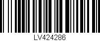 Código de barras (EAN, GTIN, SKU, ISBN): 'LV424286'