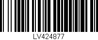 Código de barras (EAN, GTIN, SKU, ISBN): 'LV424877'