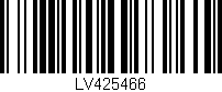Código de barras (EAN, GTIN, SKU, ISBN): 'LV425466'
