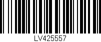 Código de barras (EAN, GTIN, SKU, ISBN): 'LV425557'