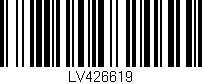 Código de barras (EAN, GTIN, SKU, ISBN): 'LV426619'