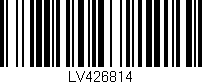 Código de barras (EAN, GTIN, SKU, ISBN): 'LV426814'