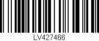 Código de barras (EAN, GTIN, SKU, ISBN): 'LV427466'