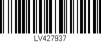 Código de barras (EAN, GTIN, SKU, ISBN): 'LV427937'