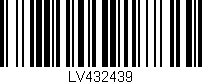 Código de barras (EAN, GTIN, SKU, ISBN): 'LV432439'