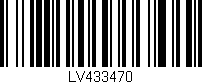 Código de barras (EAN, GTIN, SKU, ISBN): 'LV433470'