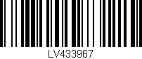 Código de barras (EAN, GTIN, SKU, ISBN): 'LV433967'