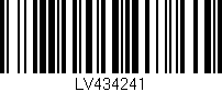 Código de barras (EAN, GTIN, SKU, ISBN): 'LV434241'