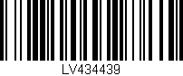 Código de barras (EAN, GTIN, SKU, ISBN): 'LV434439'