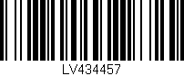 Código de barras (EAN, GTIN, SKU, ISBN): 'LV434457'
