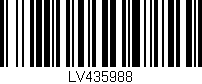 Código de barras (EAN, GTIN, SKU, ISBN): 'LV435988'