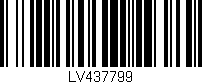 Código de barras (EAN, GTIN, SKU, ISBN): 'LV437799'