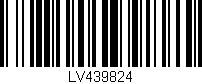 Código de barras (EAN, GTIN, SKU, ISBN): 'LV439824'