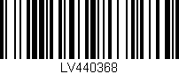 Código de barras (EAN, GTIN, SKU, ISBN): 'LV440368'