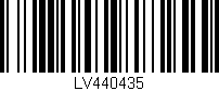 Código de barras (EAN, GTIN, SKU, ISBN): 'LV440435'