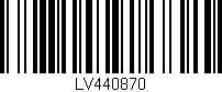 Código de barras (EAN, GTIN, SKU, ISBN): 'LV440870'