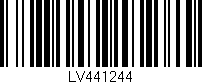 Código de barras (EAN, GTIN, SKU, ISBN): 'LV441244'