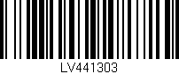 Código de barras (EAN, GTIN, SKU, ISBN): 'LV441303'