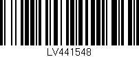 Código de barras (EAN, GTIN, SKU, ISBN): 'LV441548'