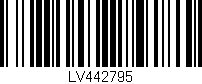 Código de barras (EAN, GTIN, SKU, ISBN): 'LV442795'