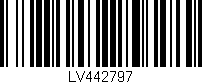Código de barras (EAN, GTIN, SKU, ISBN): 'LV442797'