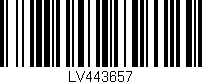 Código de barras (EAN, GTIN, SKU, ISBN): 'LV443657'