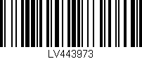 Código de barras (EAN, GTIN, SKU, ISBN): 'LV443973'
