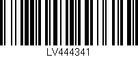 Código de barras (EAN, GTIN, SKU, ISBN): 'LV444341'