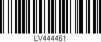 Código de barras (EAN, GTIN, SKU, ISBN): 'LV444461'