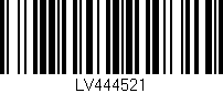 Código de barras (EAN, GTIN, SKU, ISBN): 'LV444521'