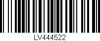 Código de barras (EAN, GTIN, SKU, ISBN): 'LV444522'