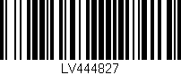 Código de barras (EAN, GTIN, SKU, ISBN): 'LV444827'