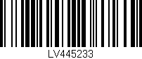 Código de barras (EAN, GTIN, SKU, ISBN): 'LV445233'