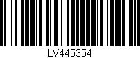 Código de barras (EAN, GTIN, SKU, ISBN): 'LV445354'