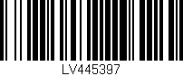 Código de barras (EAN, GTIN, SKU, ISBN): 'LV445397'