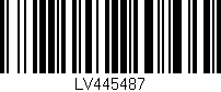 Código de barras (EAN, GTIN, SKU, ISBN): 'LV445487'